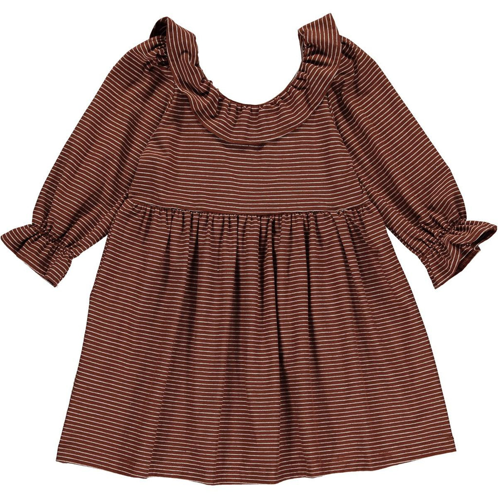 Finny Dress - Rust Stripe