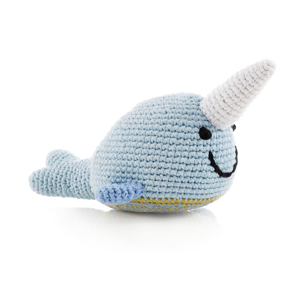Plush Narwhal Rattle