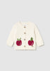 Pottery White Apple Cardigan