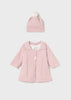 Quartz Pink Knit Coat & Hat