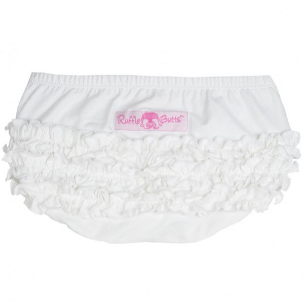 RuffleButts Baby/Toddler Girls Midnight Petals Knit Ruffle Swing Top