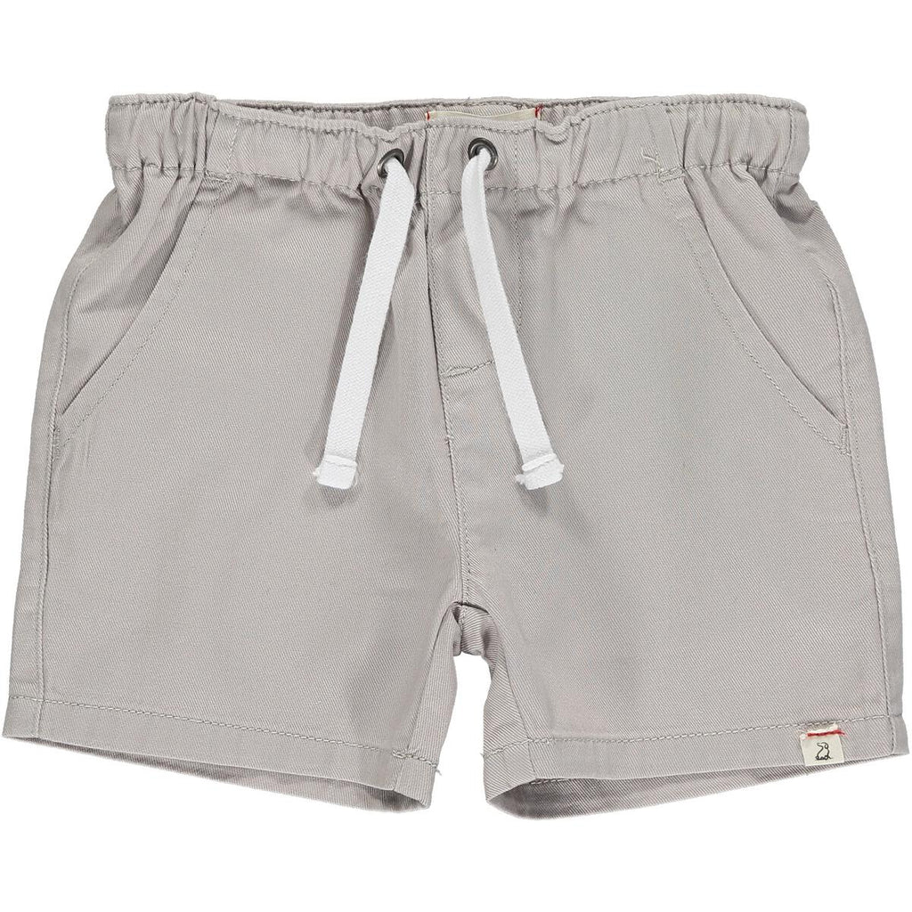 Hugo Pale Grey Twill Shorts