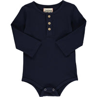 Aynor Navy Blue Rib Onesie