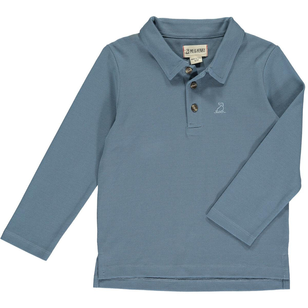 Spencer Polo - Blue Pique