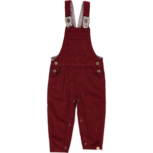 Jellico Cord Overalls - Red