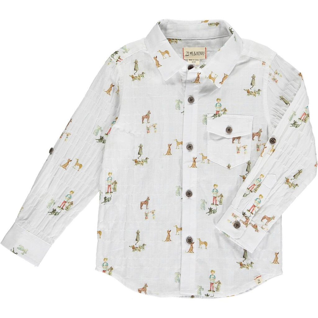 Atwood Woven Shirt - Boy & Pups