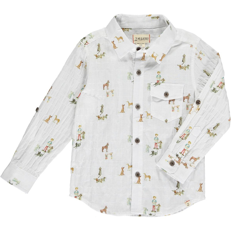 Atwood Woven Shirt - Boy & Pups