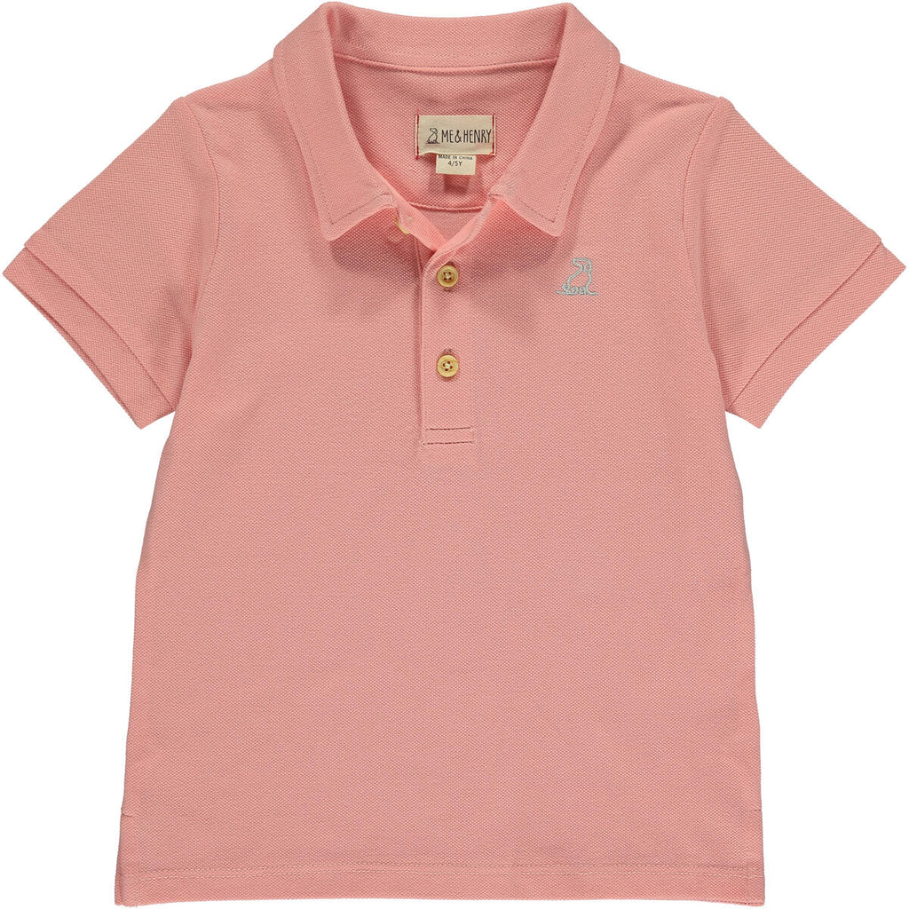 Starboard Pink Pique Polo