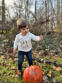 Walhalla Raglan Printed Tee - Multi Skeleton Tee