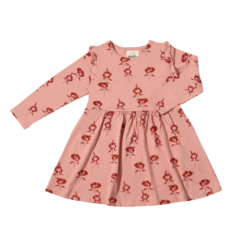 Sarah Dress - Pink Dandelion