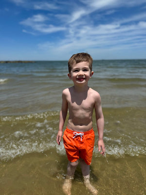 Splash Swim Shorts - Tangerine