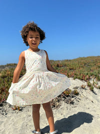 Nina Dress - Pink Meadow Flowers