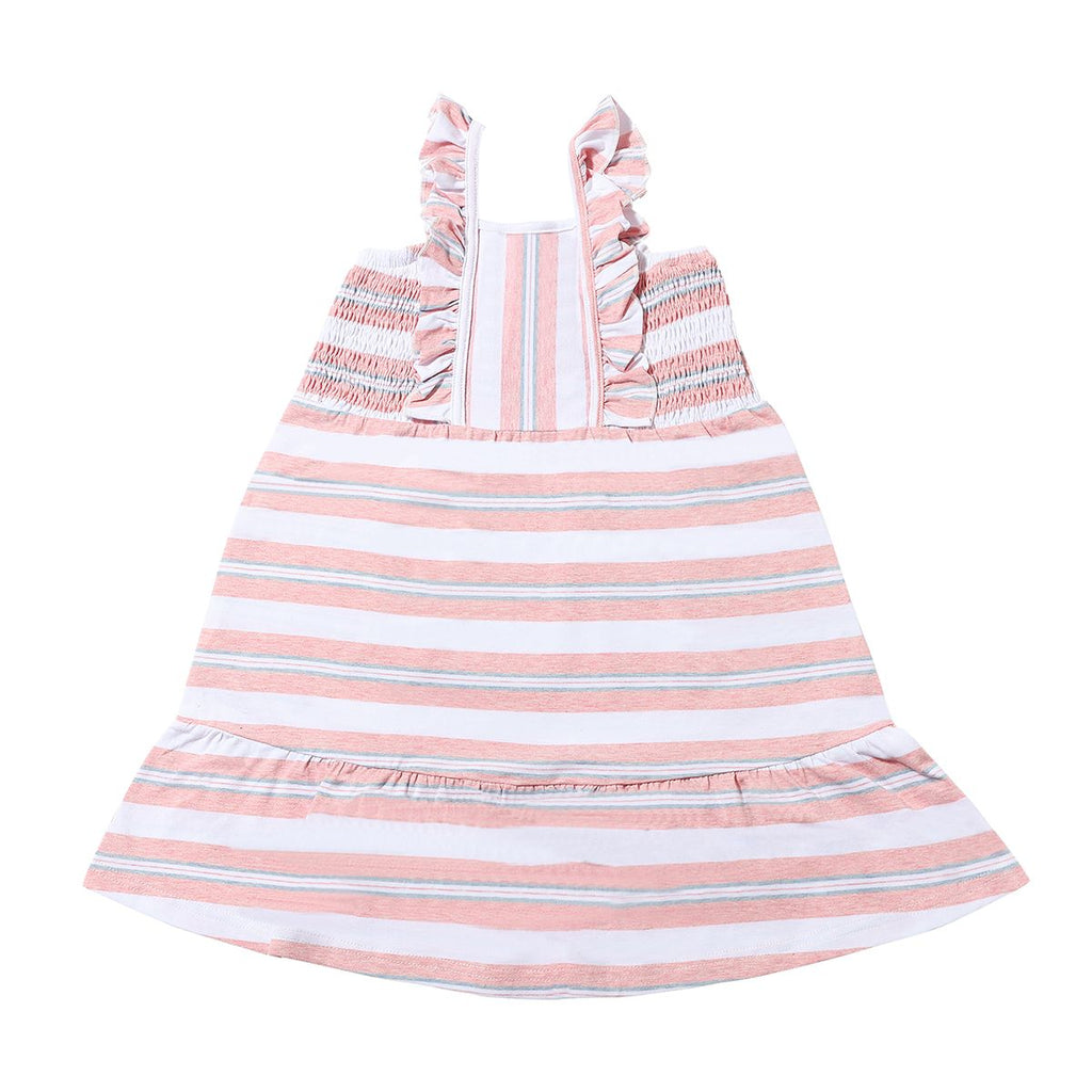 Ameera Dress - Pink Retro Stripe