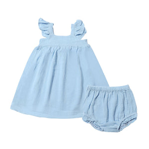 Shelby Dress - Pale Blue