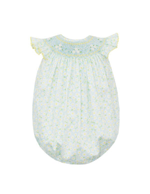 Daisies Smocked Angel Wing Bishop Bubble