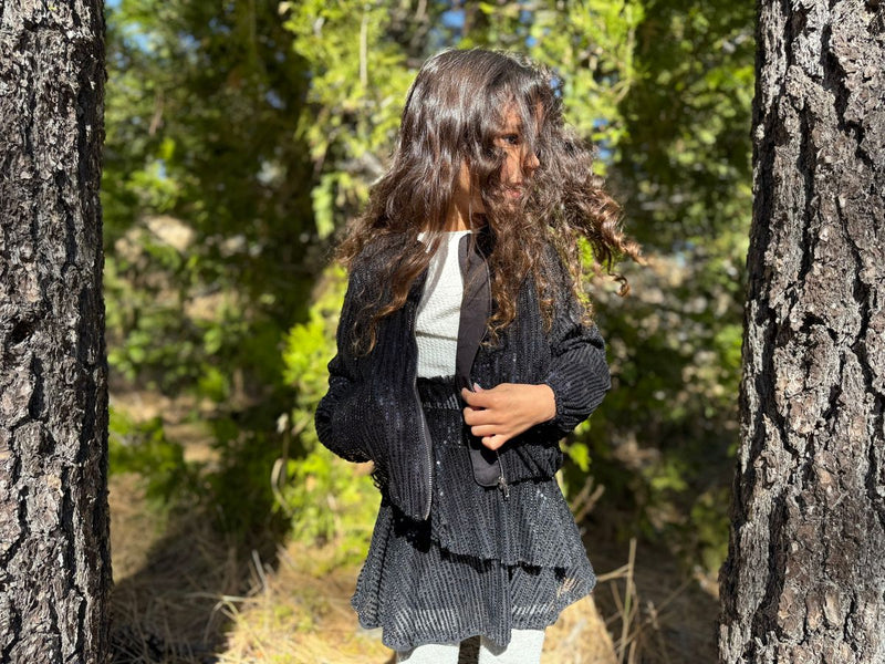 Darcie Jacket - Black Sequin