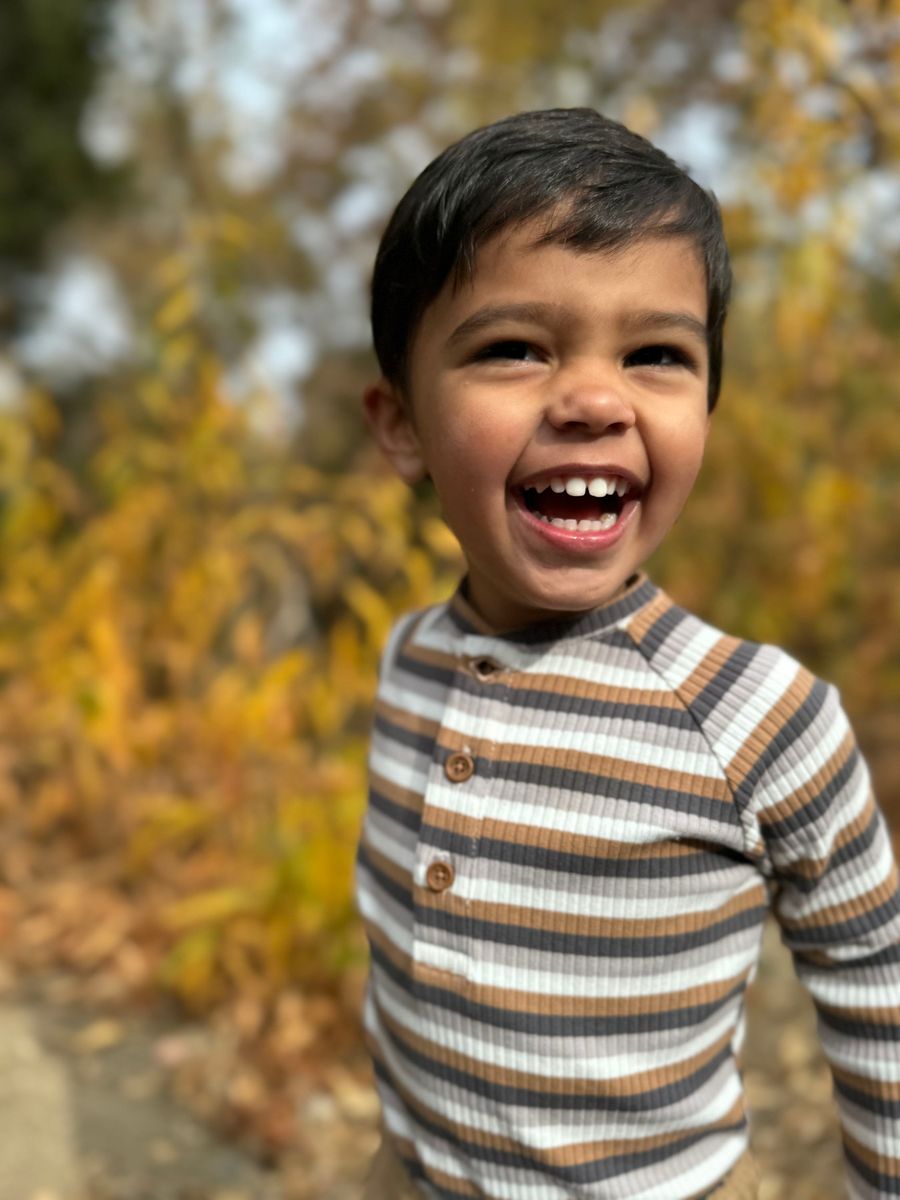 Jackstay Stripe Henley Onesie