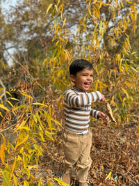 Jackstay Stripe Henley Onesie