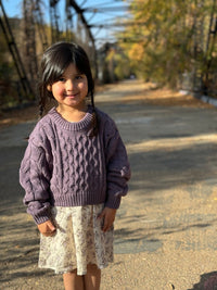 Molly Sweater - Lavender Knit