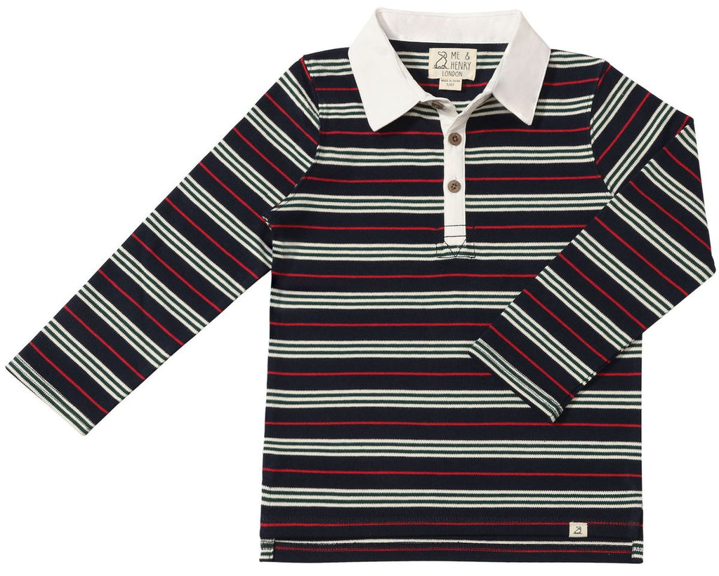 Rupert Rugby - Navy & Red LS Shirt
