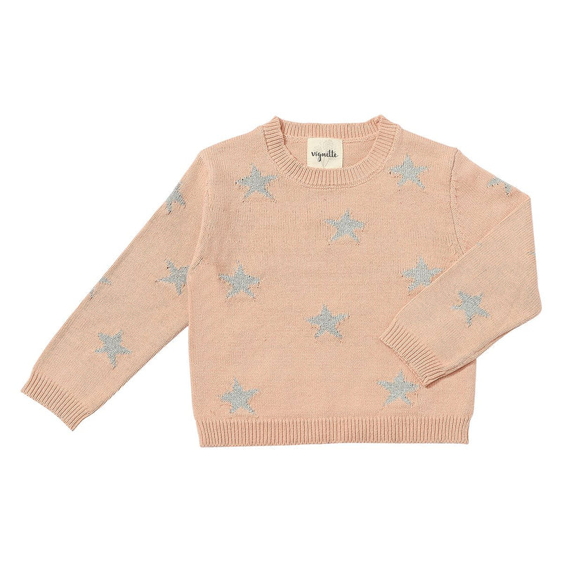Robyn Sweater - Pink Star Knit