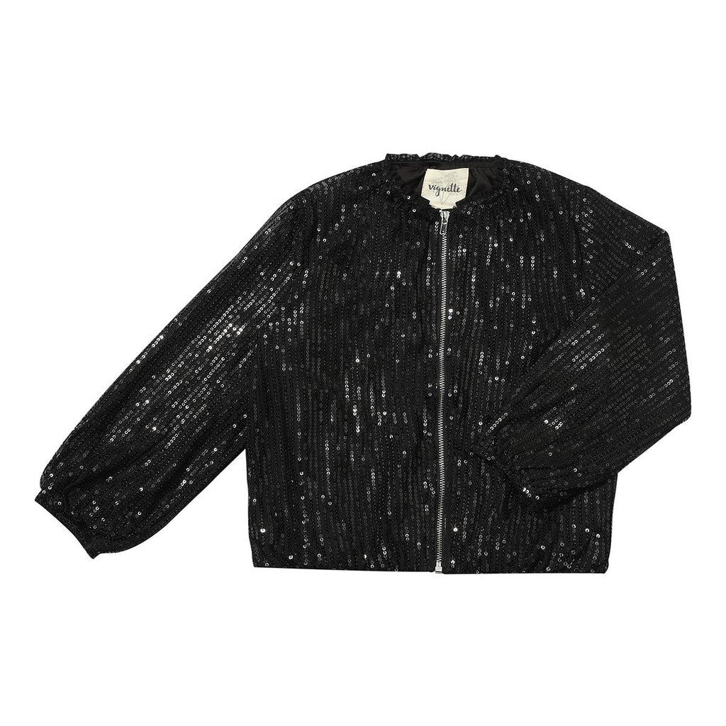 Darcie Jacket - Black Sequin