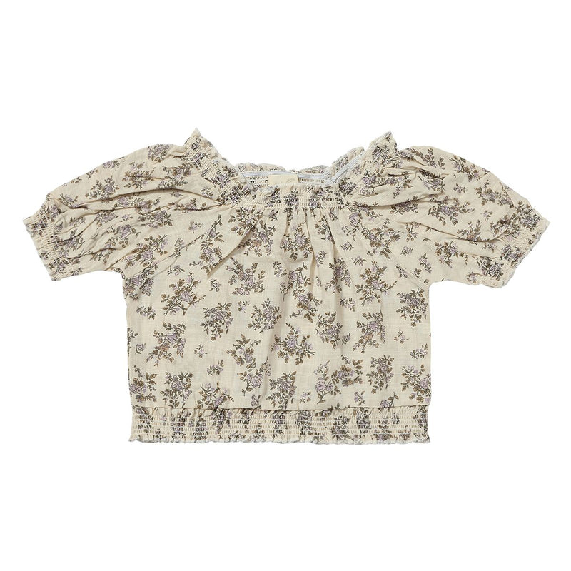 Julie Blouse - Lavender Winter Floral