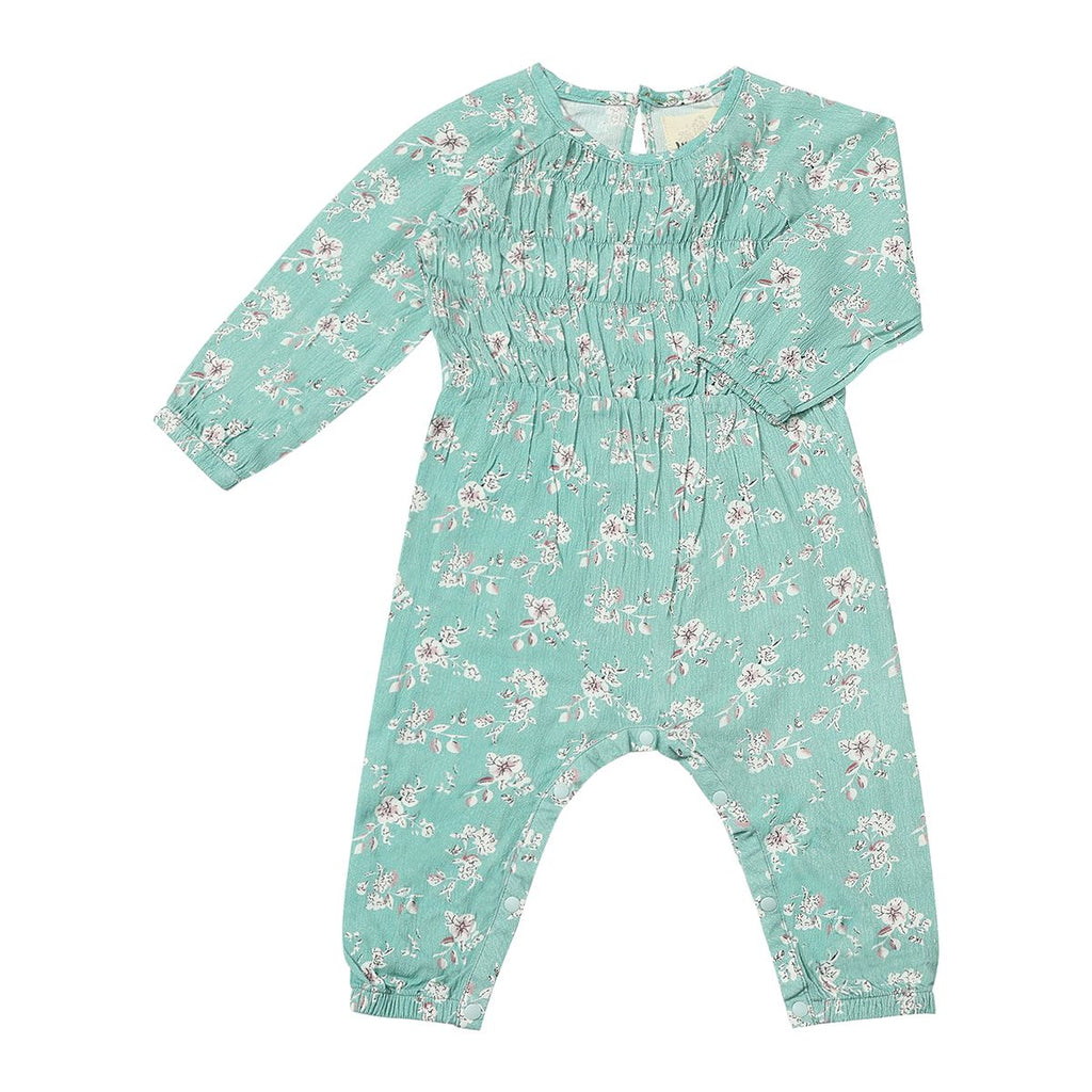 Kylie Romper - Teal Floral
