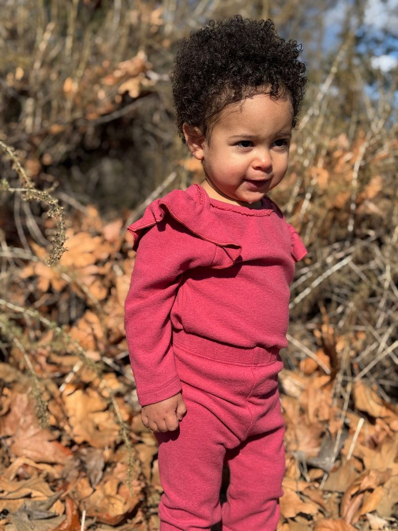 Francie Onesie - Berry