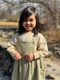 Autumn Pinafore - Green