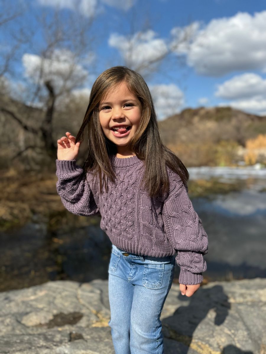 Molly Sweater - Lavender Knit