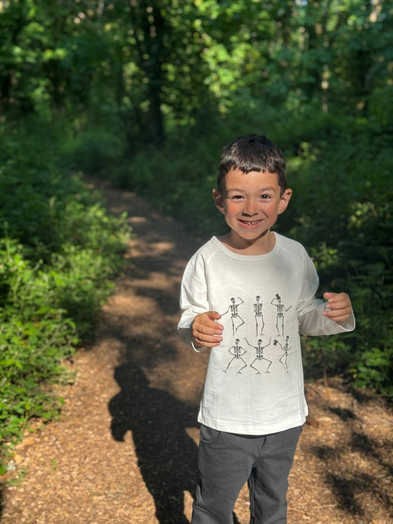 Walhalla Raglan Printed Tee - Multi Skeleton Tee