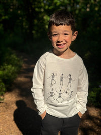 Walhalla Raglan Printed Tee - Multi Skeleton Tee