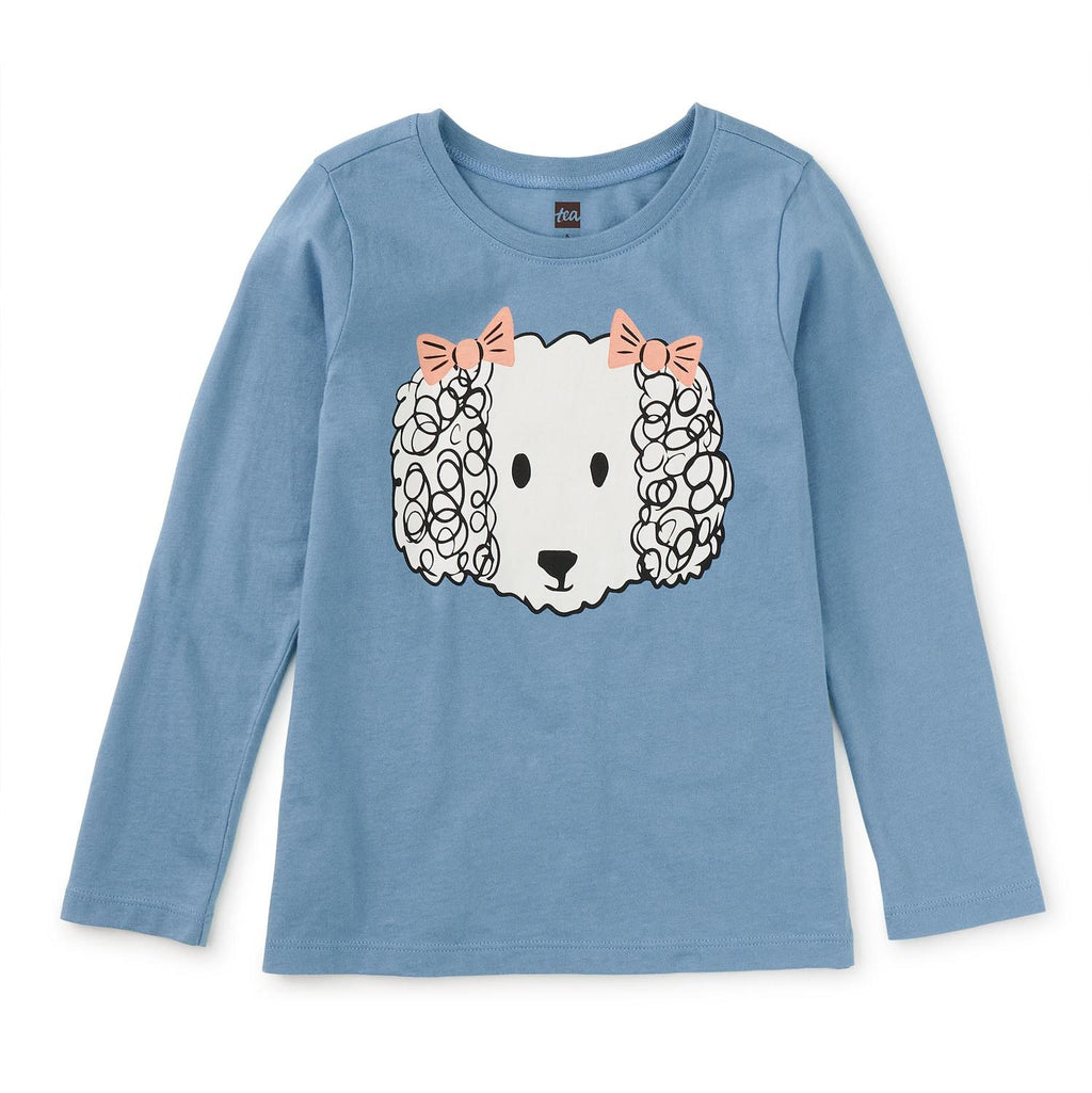 Maltipoo LS Graphic Tee - Blue Tide