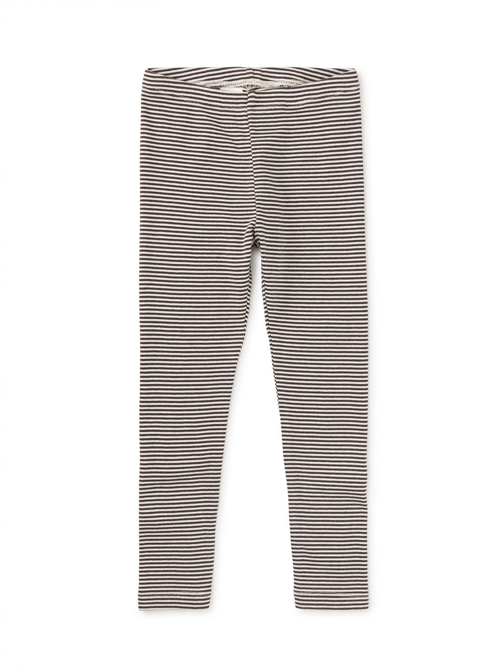 Striped Leggings - Jet Black