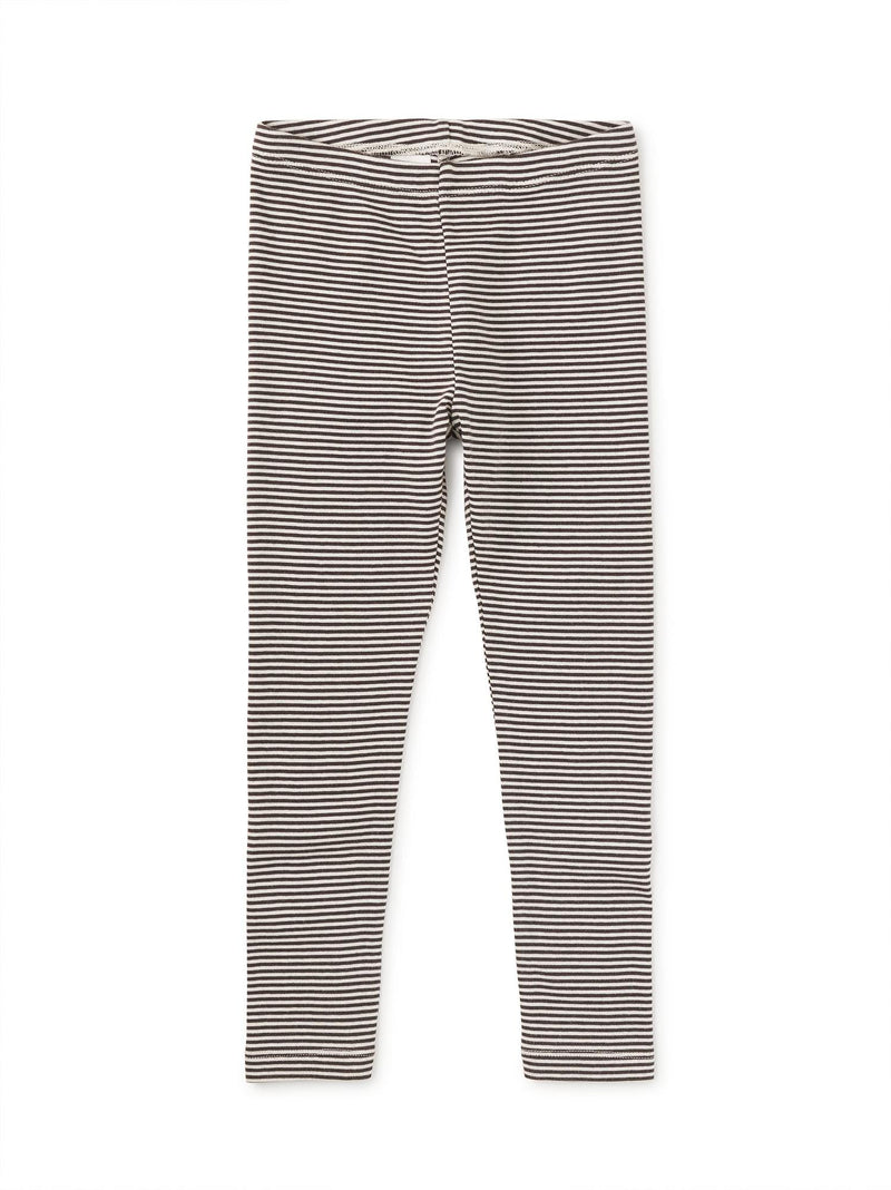 Striped Leggings - Jet Black