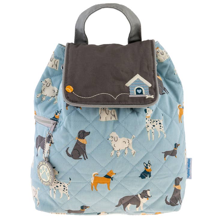 Dogs Quilted Backpack
