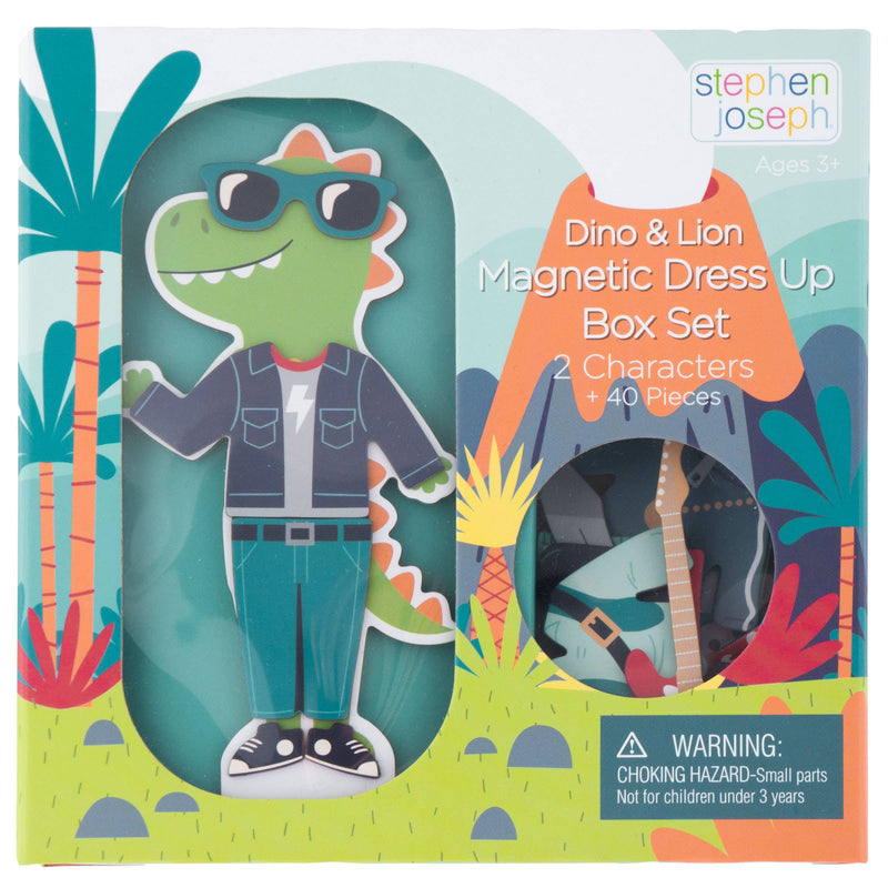 Dino & Lion Magnetic Dress-Up Set