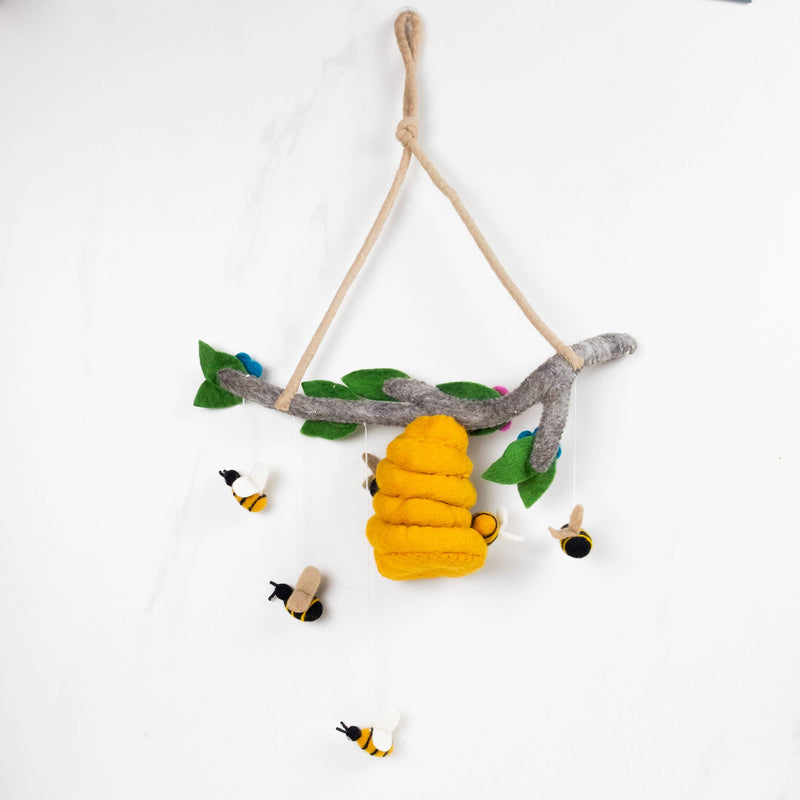 Baby Mobile - Bee Hive and Honey Bee