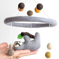 Sloths - Felt Baby Mobile