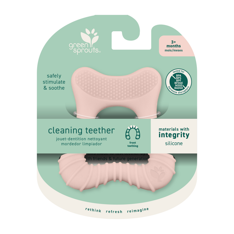 Cleaning Teether made from Silicone: Grapefruit