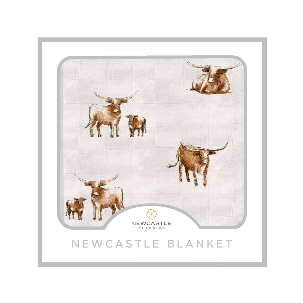 Longhorn Bamboo Newcastle Blanket
