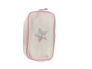 Star Patch Canvas Pouch