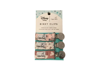 Minnie Mouse - Binky Clip Set