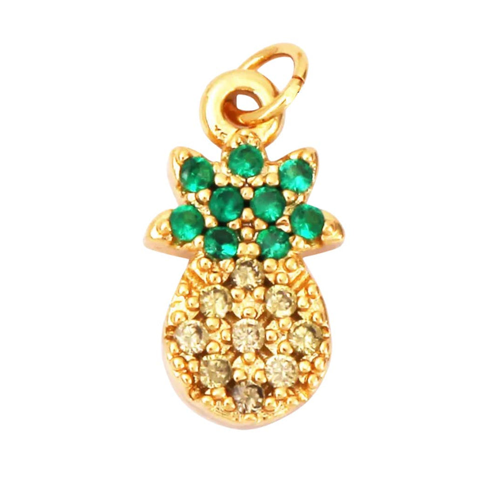 Pave Pineapple Charm