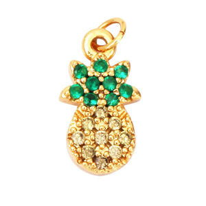 Pave Pineapple Charm