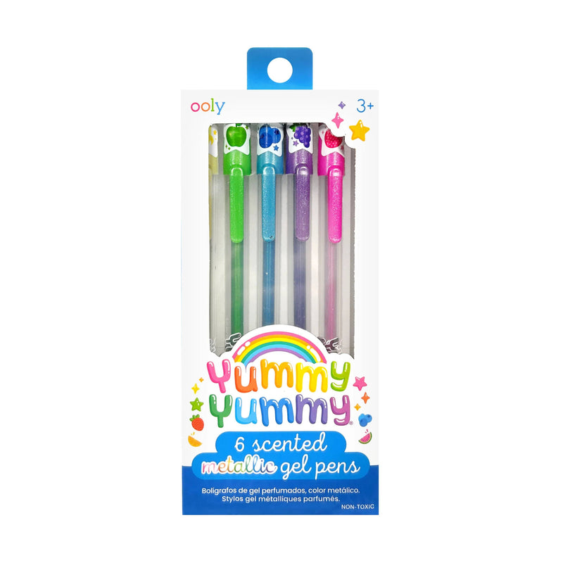 Yummy Yummy Scented Gel Pens - Metallic (Set of 6)