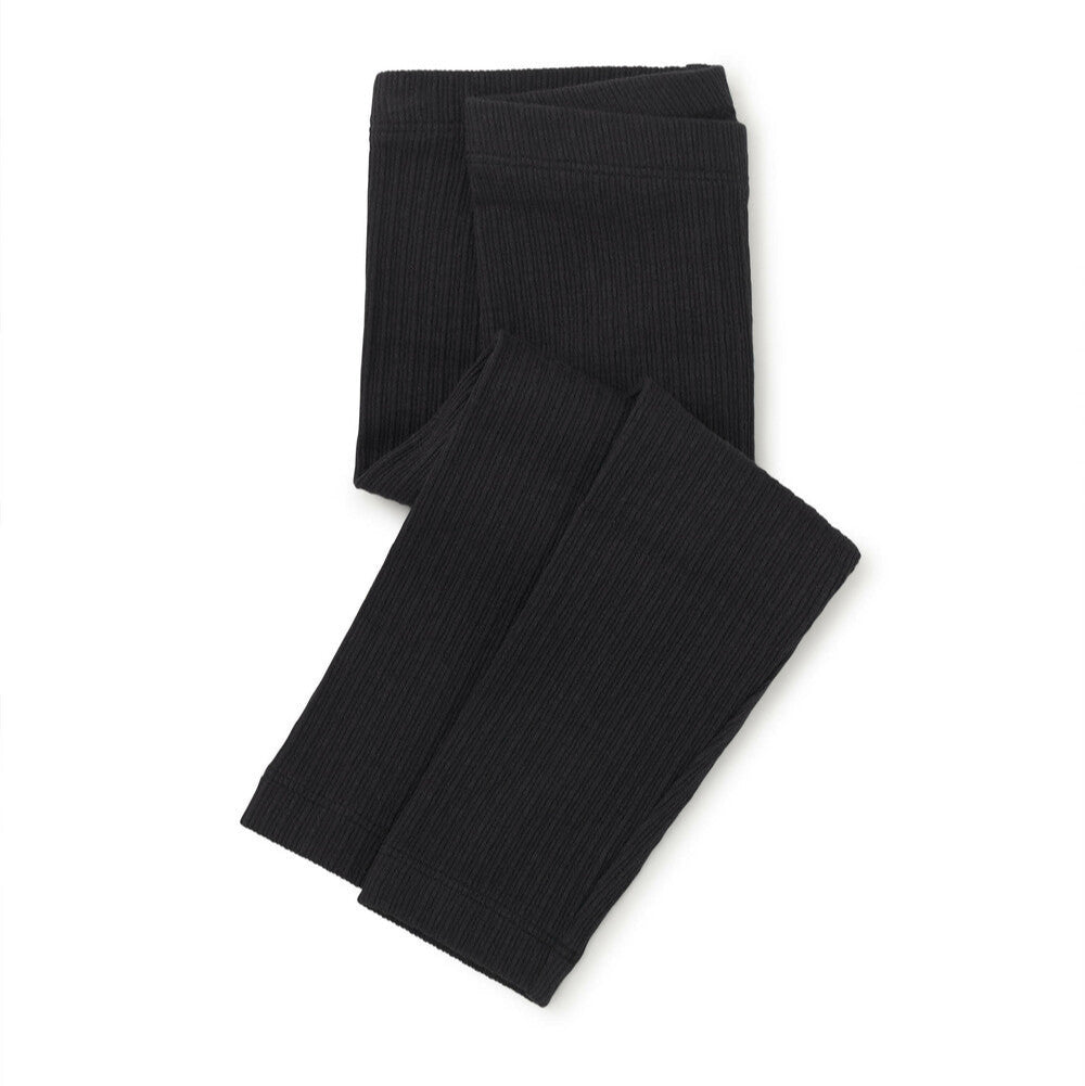Pointelle Leggings - Jet Black