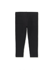 Pointelle Leggings - Jet Black