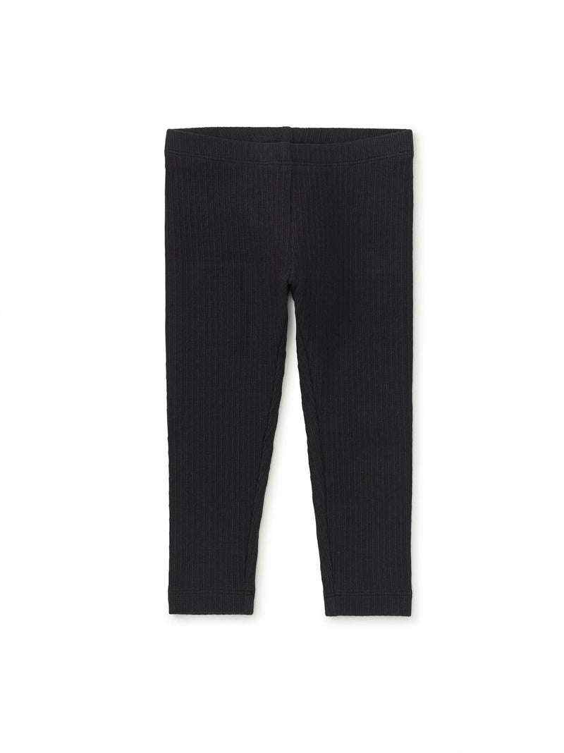 Pointelle Leggings - Jet Black